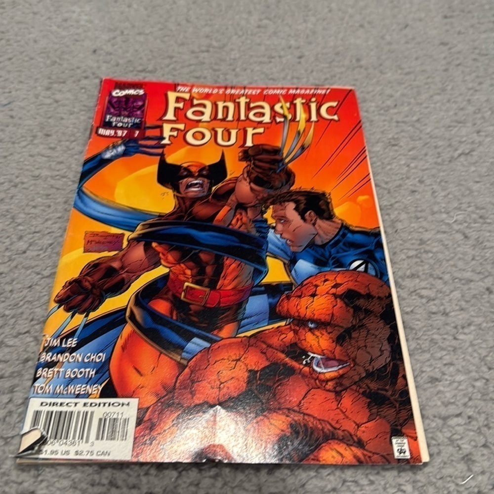 FANTASTIC FOUR #7 MARVEL COMIC BOOK